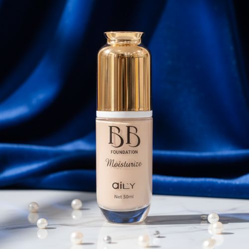 Aily BB Foundation – Moisturizing Liquid Foundation | 50ml | Natural & Smooth