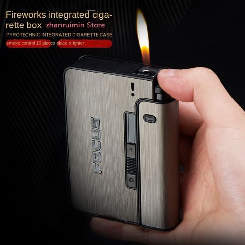 10 Sticks Cigarette Metal Case Box - Sexy Beauty Creative Design