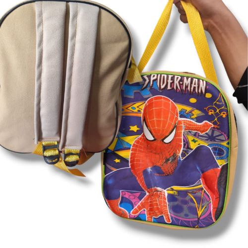 Spider-Man Kids School Bag – 12-Inch Cartoon Backpack for Boys