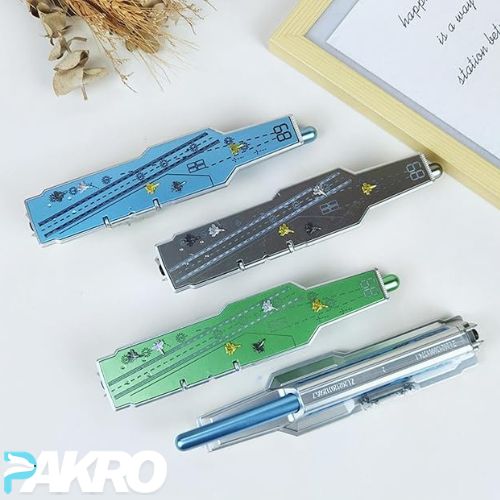 Aircraft Carrier Design Neutral Pen with LED Light