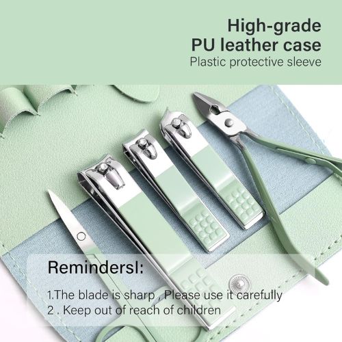 16 pcs Stainless Steel Nail Cutter Clipper Tool Box Set For Personal Care Manicure Set