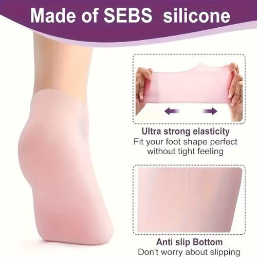 Combo Deal Silicon Gloves And Silicon Socks Durable Quality - Soft Texture