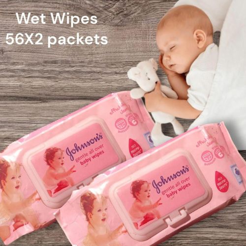 Baby Wet Wipes - Pack Of 2 - Gentle & Effective Cleaning