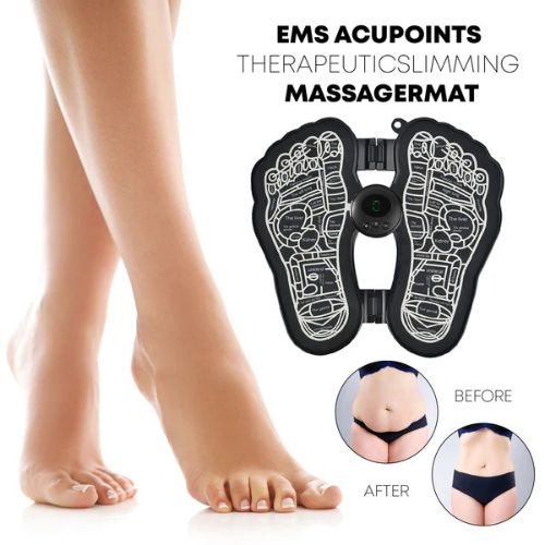 Electric EMS Foot Massager Pad Foldable Foot Massage Mat