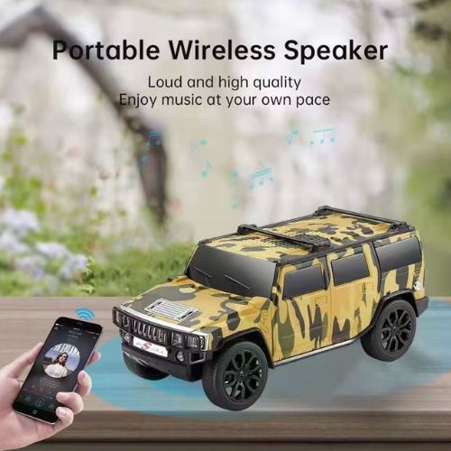WS-590 Hummer Car Design Portable Bluetooth Speaker