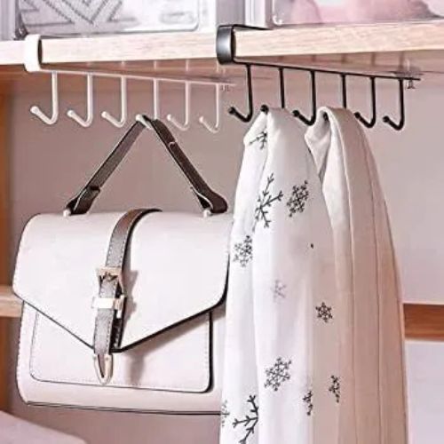 6-Hook Cup & Mug Holder – Cabinet Shelf