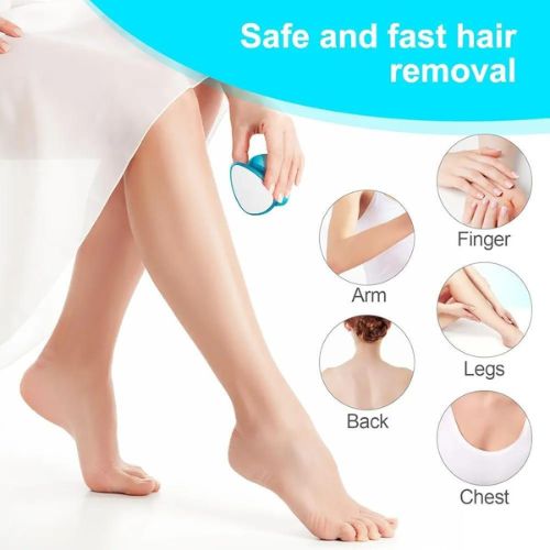 Double-Sided Nano Glass Callus Remover & Crystal Hair Eraser 2-in-1