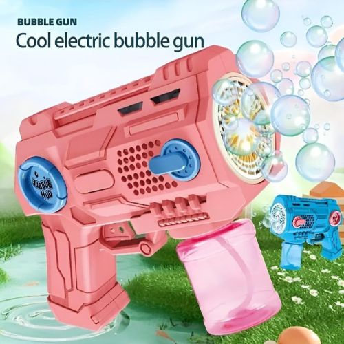 Electric Lighting Music Fully Automatic Bubble Gun