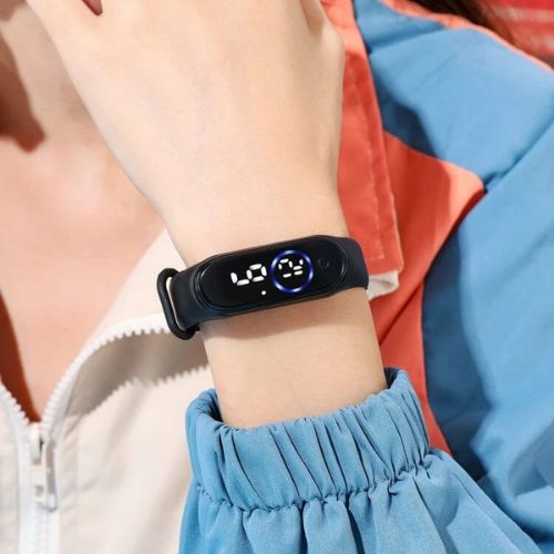 Waterproof LED Smart Watch - 1 Pc for Boys & Girls