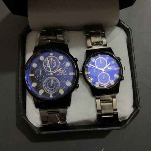 Couple Watch - Quartz Analog Water Resistant Timepieces for Men & Women