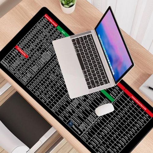 Keyboard Mouse Mat Large Surface Smooth Texture Durable Material Non Slip Base