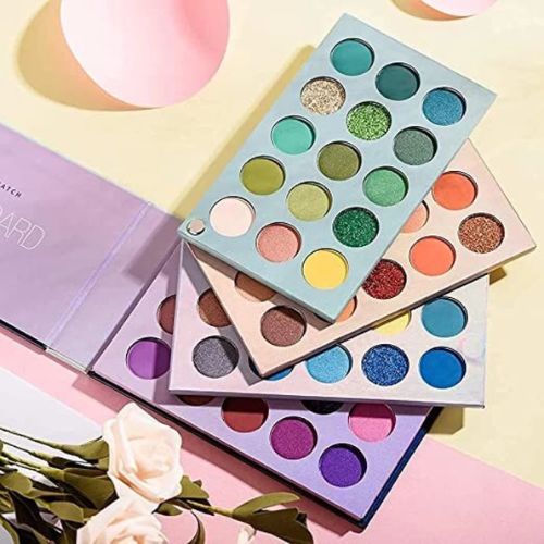 Prism Vista 60-Color Eyeshadow Board With Free Makeup Brush Set