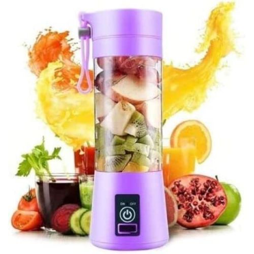 Rechargeable Portable Mini Juicer Blender – 6 Blades, Outdoor Juicing Cup