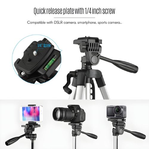 3366 Multi-Functional Professional Lightweight Portable Tripod Stand