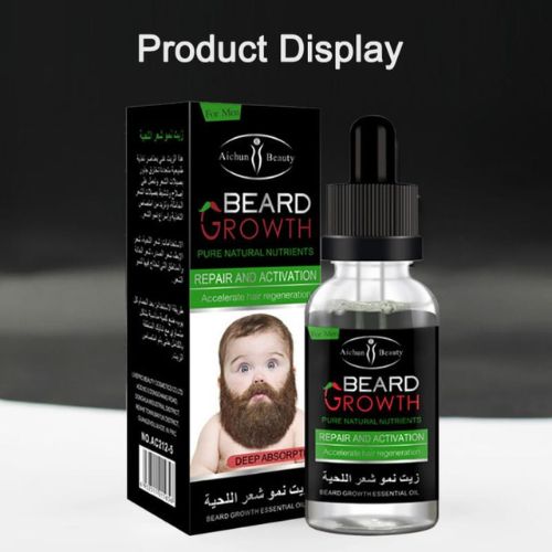 Natural Beard Oil For Mustache Growth & Hair Loss Treatment