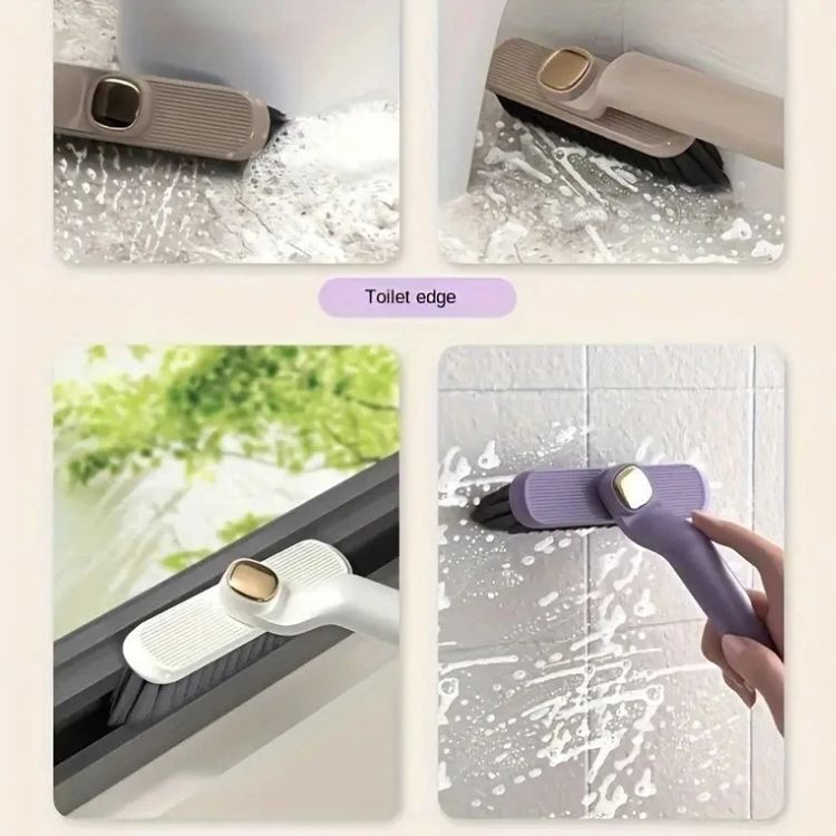 Multipurpose Bathroom Tile Floor Gap Cleaning Brush Rotating Crevice Brushes