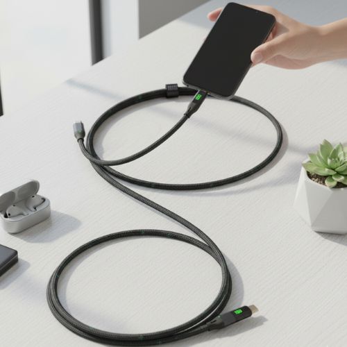 Type-C to iPhone Cable | PD 27W Fast Charging – High-Speed, Safe & Durable