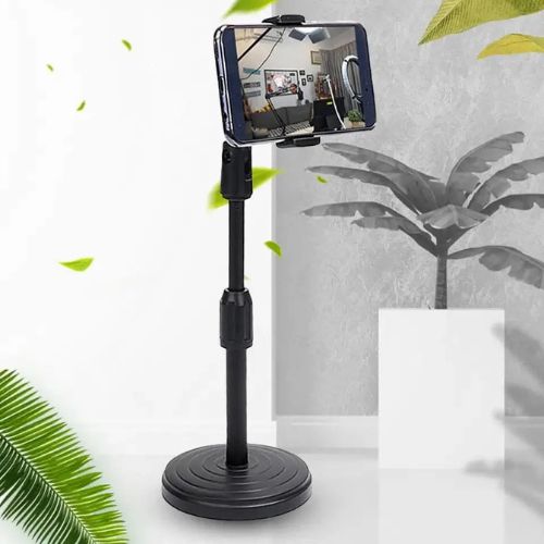 360 Rotation Mobile Phone Holder Tripod Stand - Live Selfie Mobile Holder