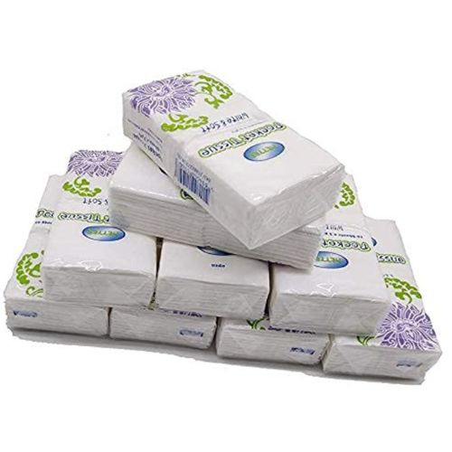 10 Packs Portable Pocket Travel Tissues – Soft & Skin-Friendly for Daily Use