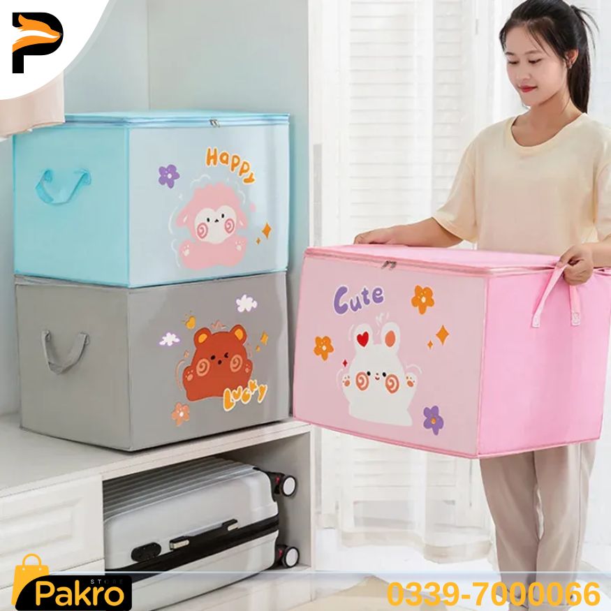 Cute Cartoon Storage Bag | Multi-Purpose Organizer for Kids Accessories