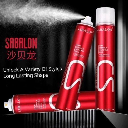 Sabalon Hair Styling Spray Long Lasting Men and Women Shine Spray 420ml