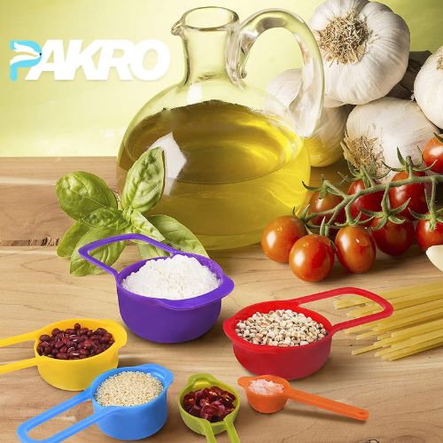 Pack of 6 pcs Measuring Cups and Spoons Set