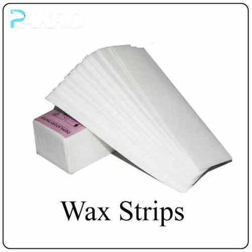 50 Pcs Wax Non Woven Raw Strips for Using with Wax for Hair Removal
