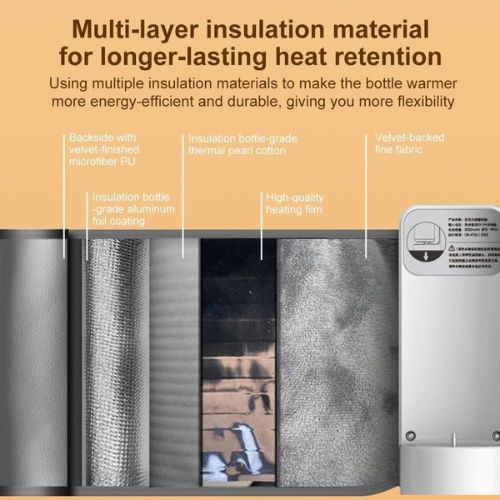 Portable Rechargeable Baby Bottle Warmer | Fast 1-Min Heating, USB Powered