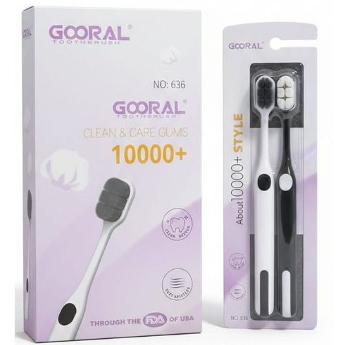 Premium Quality Adult 10,000 Soft Bristles for Sensitive Gums