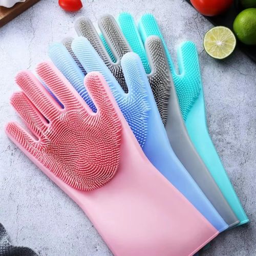 Silicone Dishwashing Gloves Durable Quality Comfortable Grip