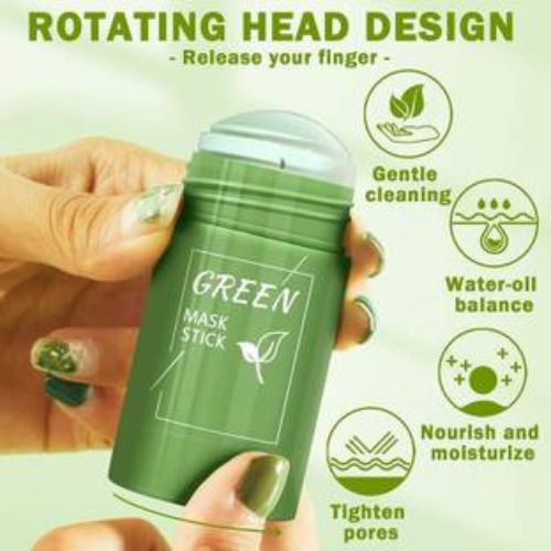 Green Mask Stick for Face, Blackhead Remover