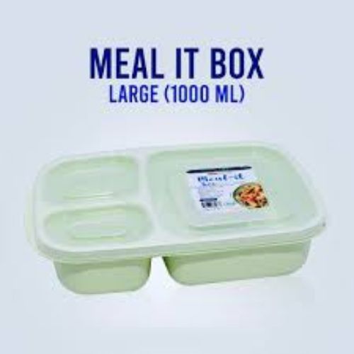 Meal-It 3-Compartment Lunch Box (1000 ml Large) Pakro Store