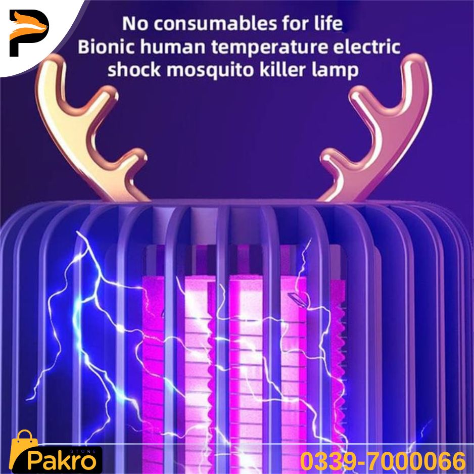 Mosquito Killing Lamp Light Portable Electric Trap Fly Bug USB Chargeable