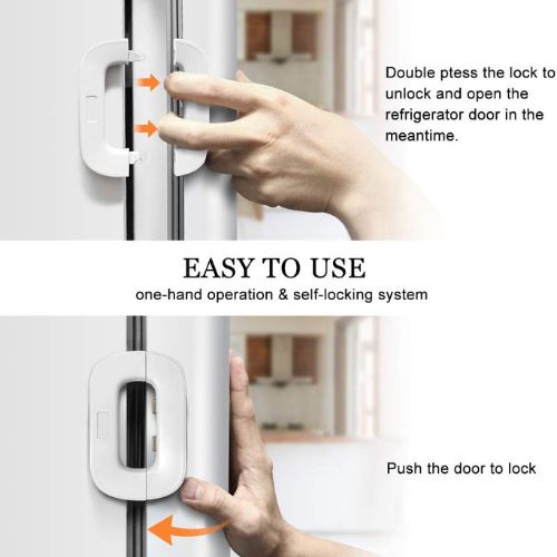 Self Adhesive Child Safety Refrigerator Lock