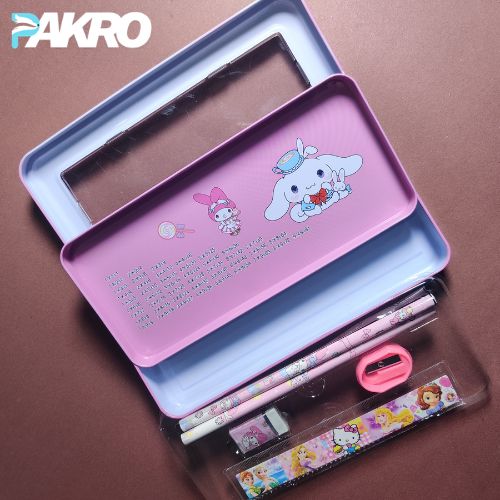 7 in 1 Premium Stationary Metal Pencil Box for Kids