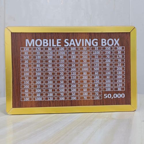 50,000 PKR Target Mobile Saving Box I Daily Money Saving Box