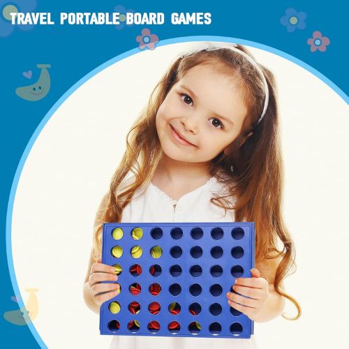 4 IN A ROW Board Game for Kids / Travel Board Game
