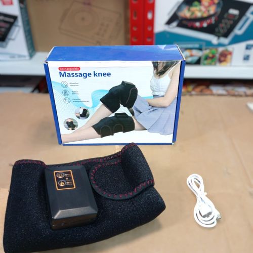 Electric Heat and Vibration Knee Massager for Pain and Joint Relief