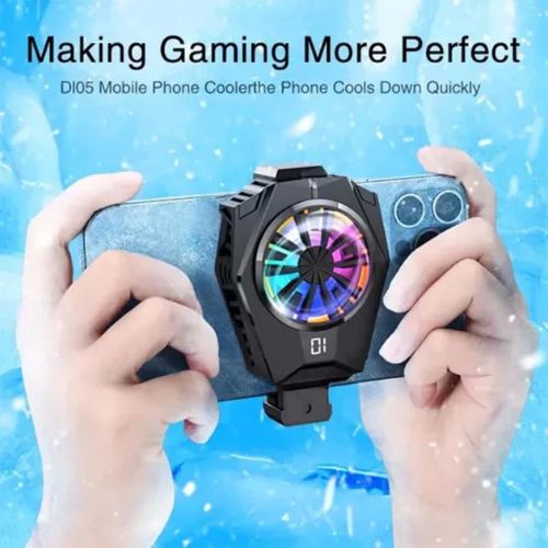 DL05 RGB Memo Mobile Phone Radiator Gaming Cooler Fan