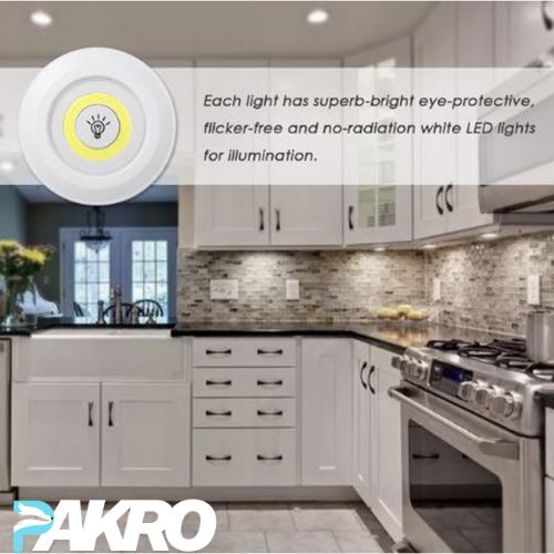 Set Of 3 LED Lamps With Remote Control, Battery Operated Multi Purpose