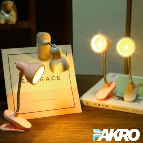 Mini Book Light with Clip – Portable LED Reading Lamp