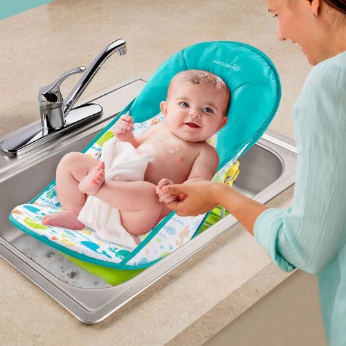 Luxurious Baby Bather | Bath Seat For Newborn | Infant-Pillow included