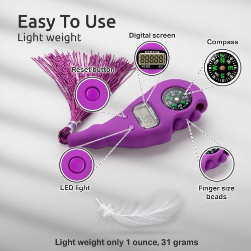 Digital Tasbih Electronic Rosary Tally Counter With Compass