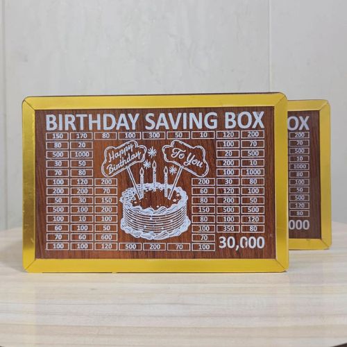 Birthday Saving Box – 30,000 Target Money Challenge