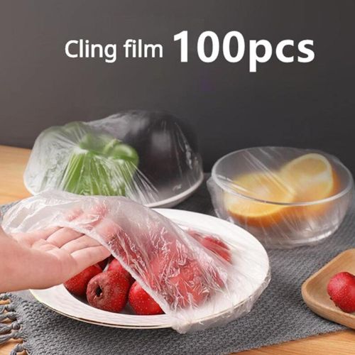 100 Pcs Disposable Elastic Food Cover Sheets