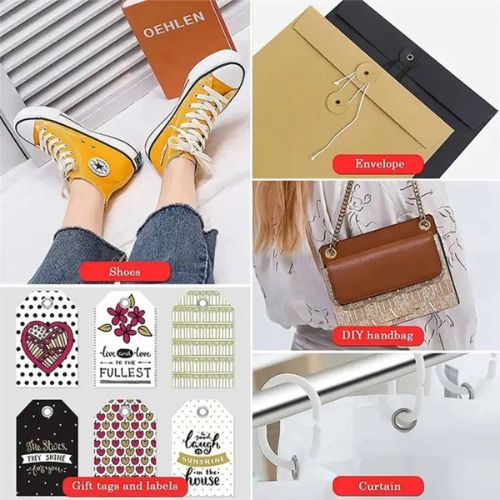 Hand Press Button Plier – Heavy Duty Metal Body with 50 Snap Buttons