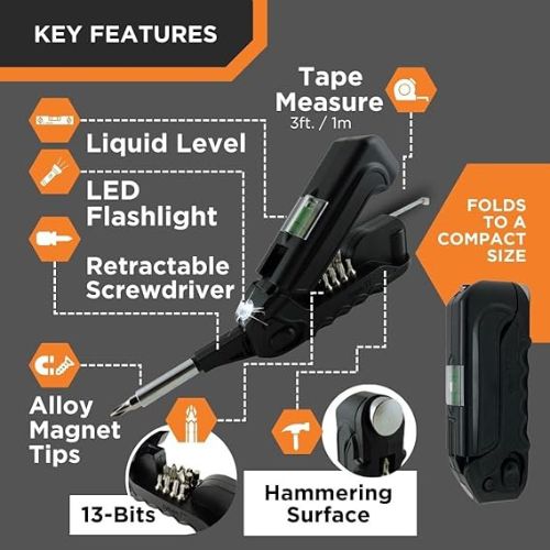 Kelvin 17-in-1 Multipurpose Tool Kit - Clever Buddy All-in-One