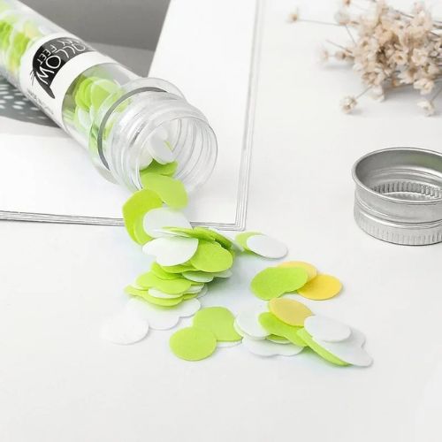 100 PCS Disposable Flower Paper Soap with Portable Tube  – Travel Sheets