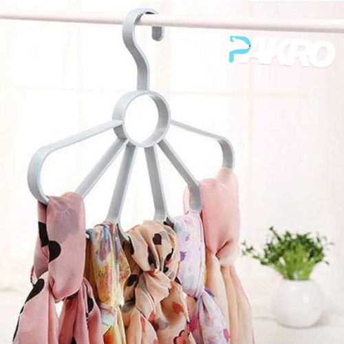 Scarf Hanger Organizer – Petal Shape for Scarves, Shawls, Ties & Belts