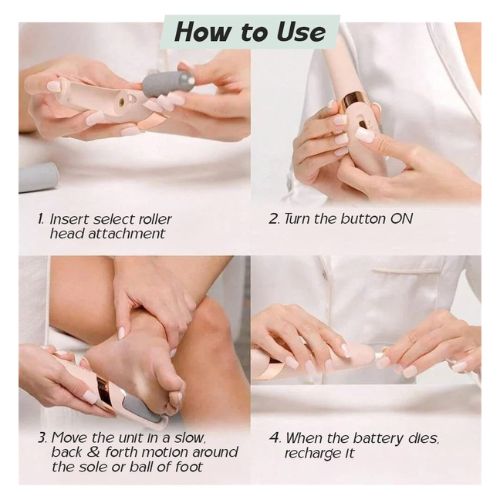 Rechargeable Electric Pedi Foot Filer Effective Callus Remover